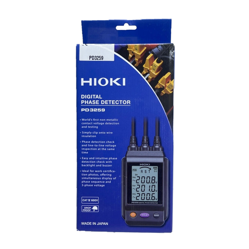 Thiết bị kiểm tra thứ tự pha kỹ thuật số Hioki PD3259