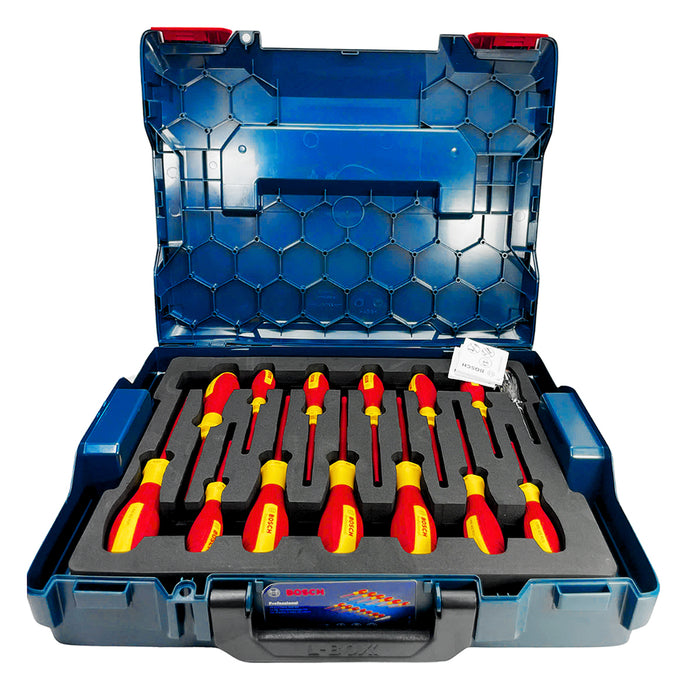 Bộ 14 tua vít Bosch 1600A02NF9 cách điện 1000V chuẩn VDE