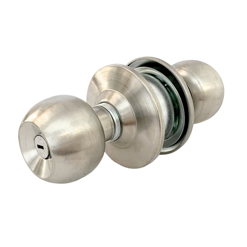 Khóa cửa tay nắm tròn Việt Tiệp 04208, không dùng chìa, chuyên dụng gắn phòng tắm hoặc nhà vệ sinh