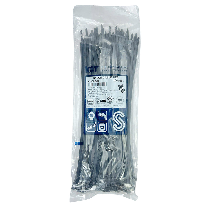 Dây rút nhựa KST cao cấp, tiêu chuẩn quốc tế, bản 4.6mm (Size S) dài từ 120mm - 430mm