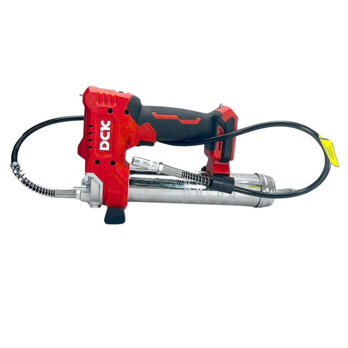 Máy bơm mỡ DCK KDGG500 dùng Pin 20V, áp suất bơm 10,000 PSI