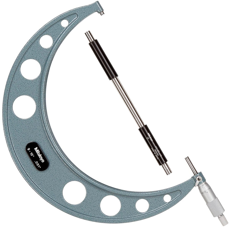 Panme đo ngoài Mitutoyo Series 103 hệ Inch, Nhóm dãy đo từ 0 - 10 Inch, Vạch chia tiêu chuẩn