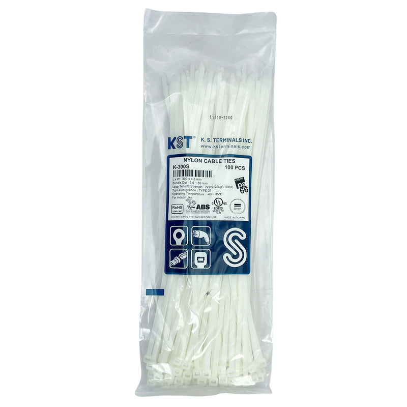 Dây rút nhựa KST cao cấp, tiêu chuẩn quốc tế, bản 4.6mm (Size S) dài từ 120mm - 430mm