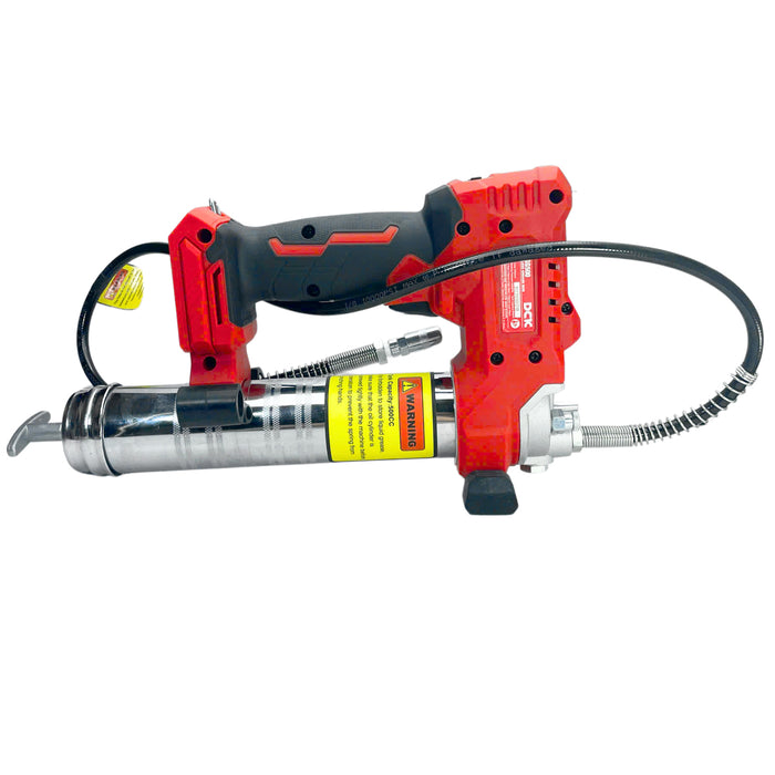 Máy bơm mỡ DCK KDGG500 dùng Pin 20V, áp suất bơm 10,000 PSI