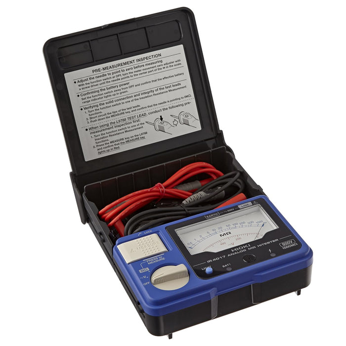 Đồng hồ kim kiểm tra điện trở cách điện DC 500V Hioki IR4017-20