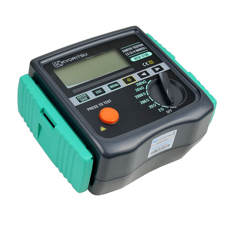 Thiết bị đo điện trở tiếp địa Kyoritsu Kew 4106 dải đo từ 2Ω - 200kΩ, có cổng USB