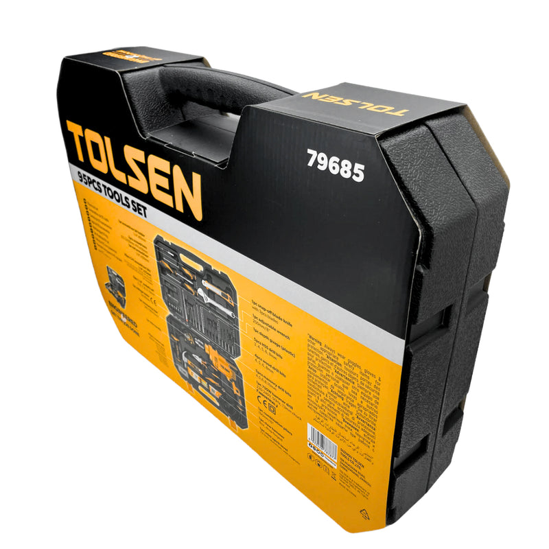 Bộ dụng cụ máy khoan 710W công nghiệp 95 món TOLSEN 79685
