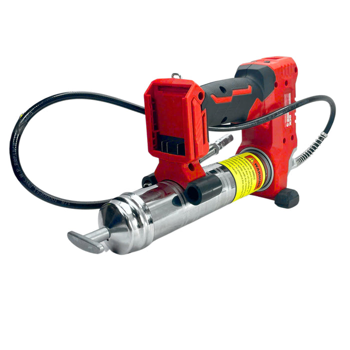 Máy bơm mỡ DCK KDGG500 dùng Pin 20V, áp suất bơm 10,000 PSI