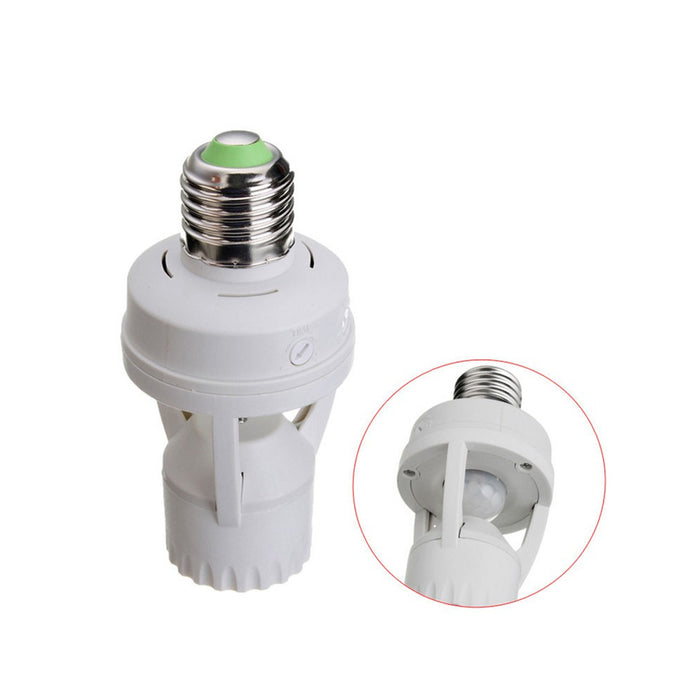 Đui đèn cảm ứng thẳng đứng chuôi đèn E27 Decom DC-451B