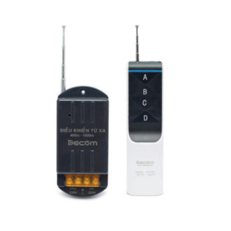 Thiết bị điều khiển từ xa Decom DC-3500W-1000 chuyên dùng cho mô tơ, khoảng cách điều khiển từ 20m - 800m