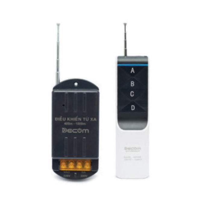 Thiết bị điều khiển từ xa Decom DC-3500W-1000 chuyên dùng cho mô tơ, khoảng cách điều khiển từ 20m - 800m