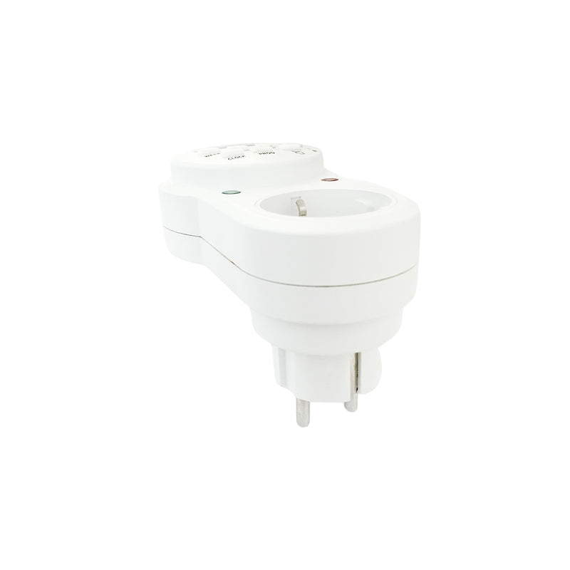 Ổ cắm điện hẹn giờ điện tử Decom DC-ETG63A cài đặt từ 1 giây - 24 giờ