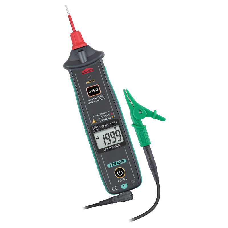Thiết bị đo điện trở tiếp địa kỹ thuật số Kyoritsu Kew 4300 dạng bút, True RMS