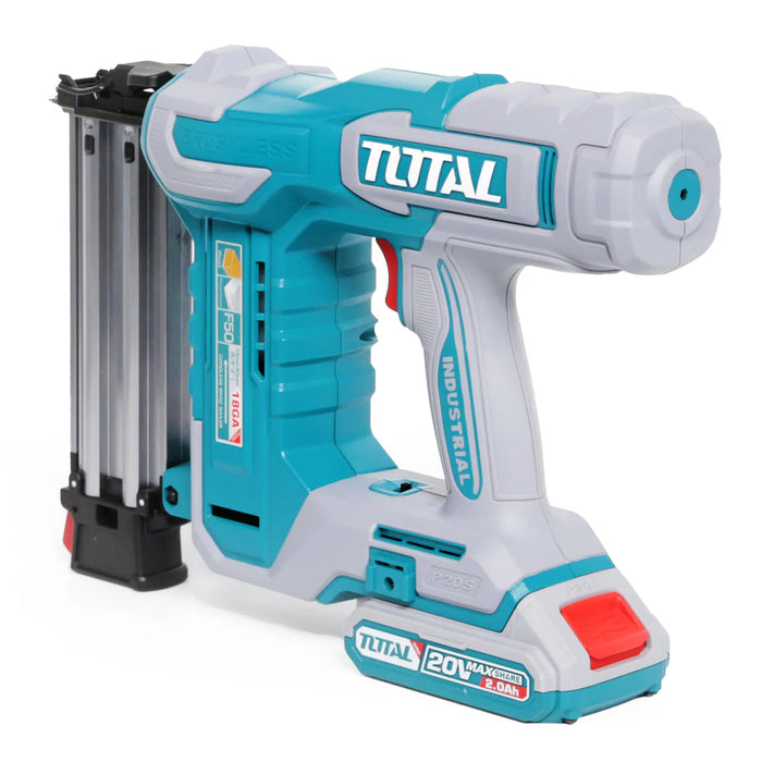 Máy bắn đinh không chổi than dùng Pin 20V Total, kích thước đinh từ 15mm - 50mm