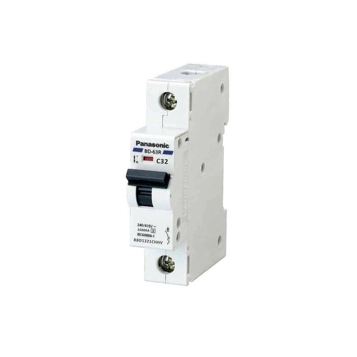 Cầu dao tự động MCB Panasonic, tải danh định từ 6A ~ 100A, dòng cắt từ 6kA ~ 10kA