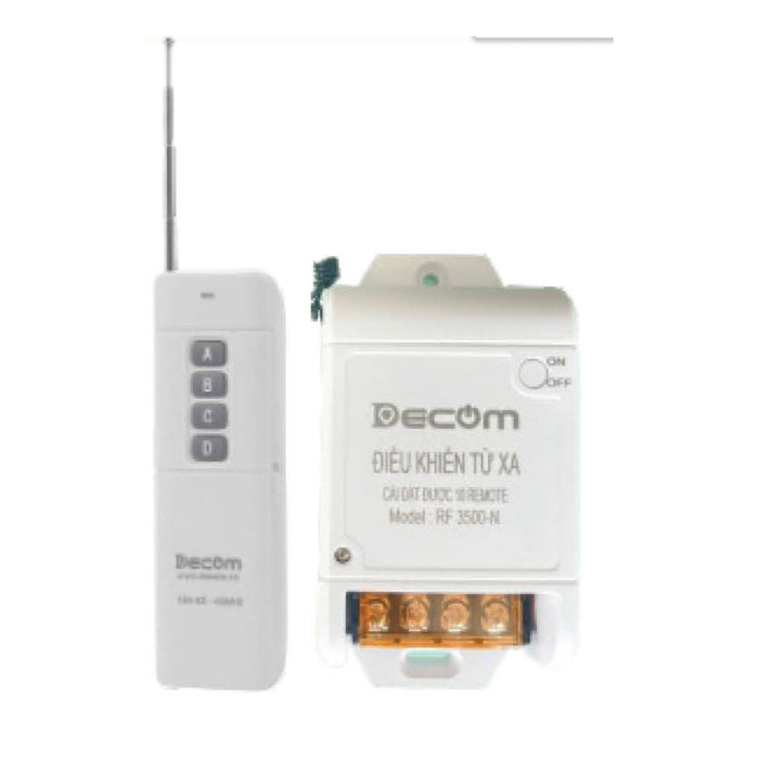 Thiết bị điều khiển từ xa Decom DC-3500-4N chuyên dùng cho mô tơ, khoảng cách điều khiển từ 20m - 200m