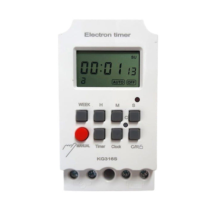 Timer hẹn giờ kỹ thuật số Decom KG316-S cài đặt từ 1 giây - 24 giờ (loại tốt)