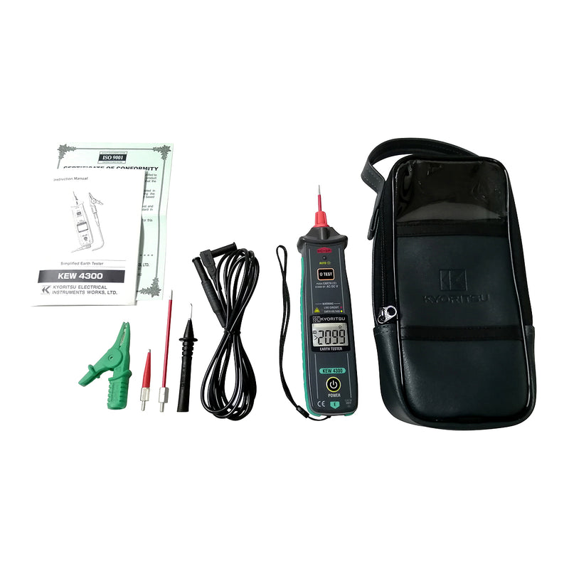 Thiết bị đo điện trở tiếp địa kỹ thuật số Kyoritsu Kew 4300 dạng bút, True RMS