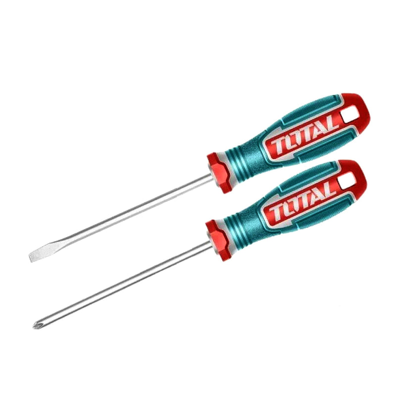 Vỉ 2 tua vít dẹp và bake Total TKSDS0226 có từ tính