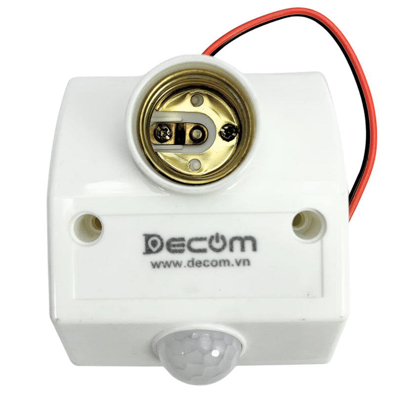 Đui đèn cảm ứng hồng ngoại có 3 nút chỉnh Decom DC-069C