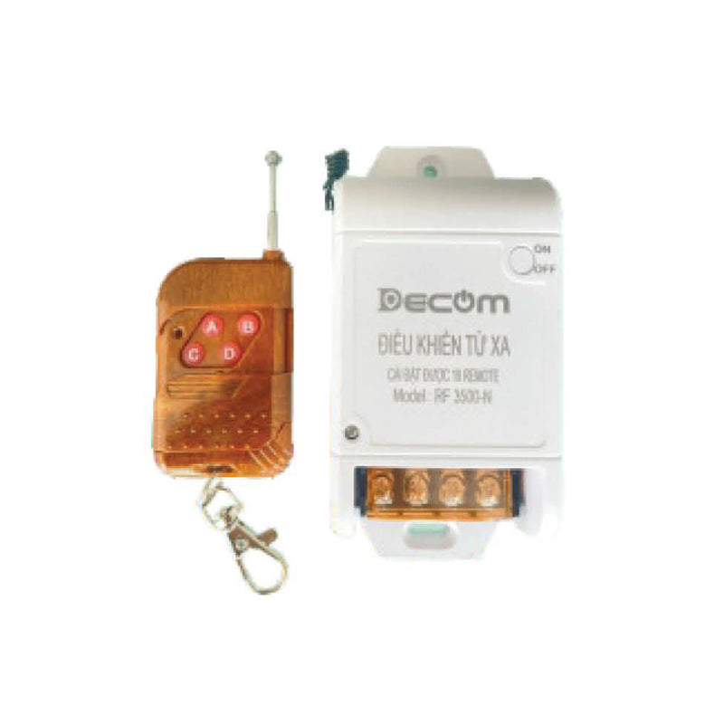 Thiết bị điều khiển từ xa Decom DC-3500N chuyên dùng cho mô tơ, khoảng cách điều khiển từ 20m - 50m