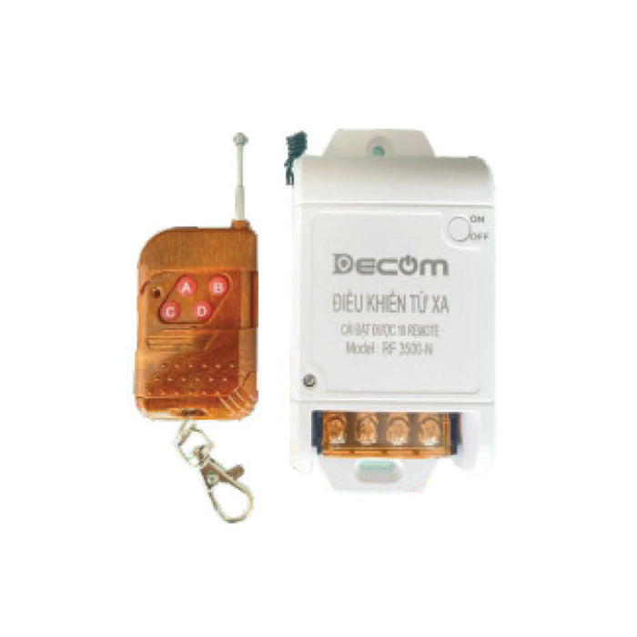 Thiết bị điều khiển từ xa Decom DC-3500N chuyên dùng cho mô tơ, khoảng cách điều khiển từ 20m - 50m