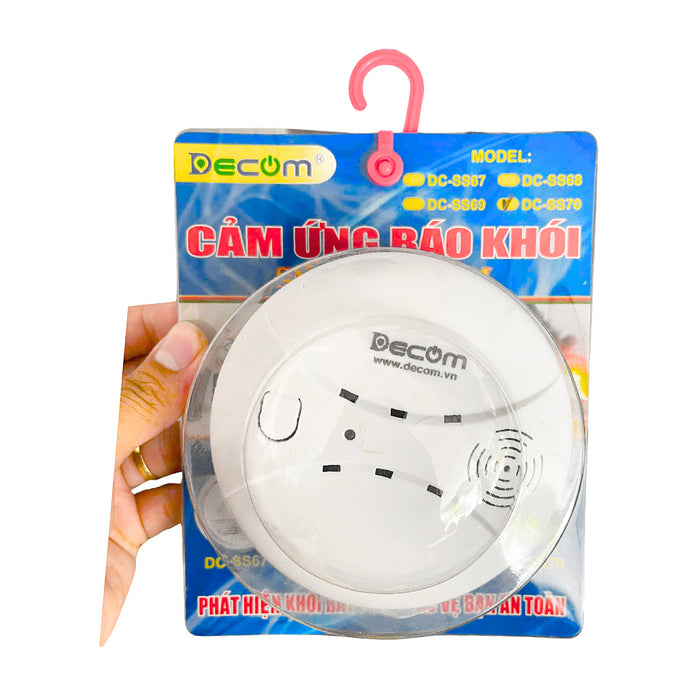 Thiết bị báo khói gắn trần Decom DC-SS70