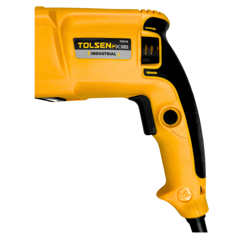 Máy khoan búa SDS-plus công nghiệp 3 chức năng, 26mm/800W TOLSEN 79510