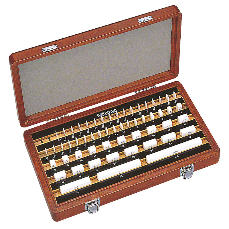 Bộ căn mẫu Mitutoyo 56 chi tiết (từ 0.5 mm - 100 mm)