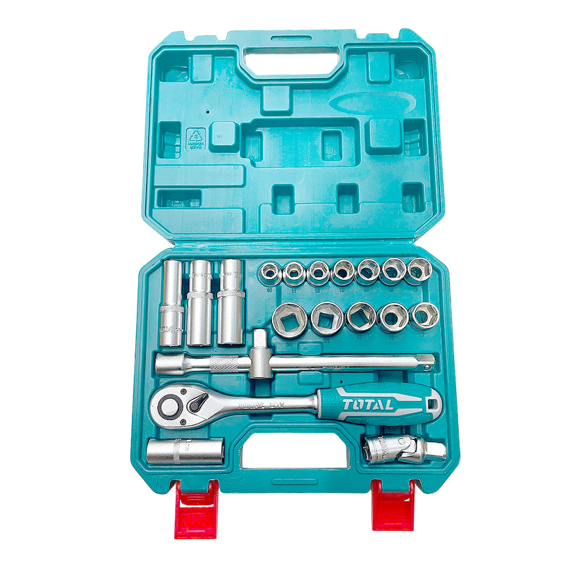 Bộ 20 đầu tuýp 1/2 inch TOTAL THT121201