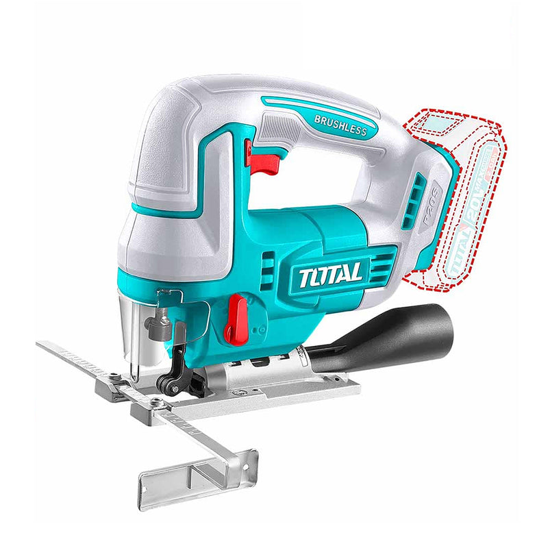 Máy cưa lọng không chổi than dùng Pin 20V Total TJSLI1008 độc xọc 20mm (Chưa bao gồm Pin + sạc)