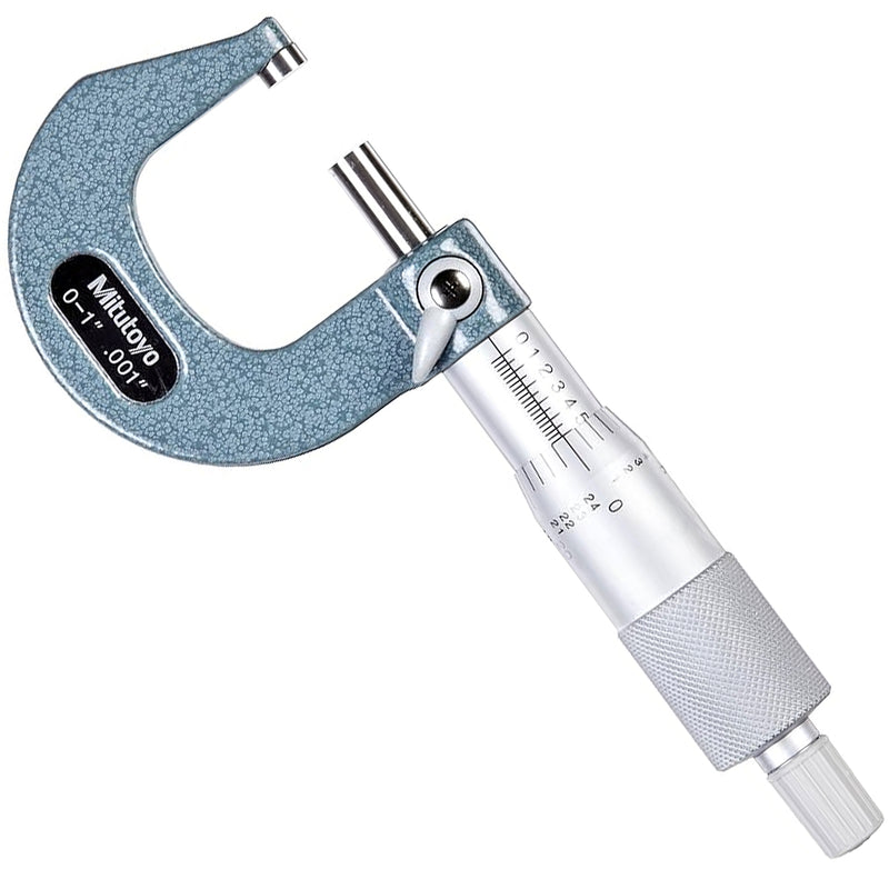 Panme đo ngoài Mitutoyo Series 103 hệ Inch, Nhóm dãy đo từ 0 - 10 Inch, Vạch chia tiêu chuẩn