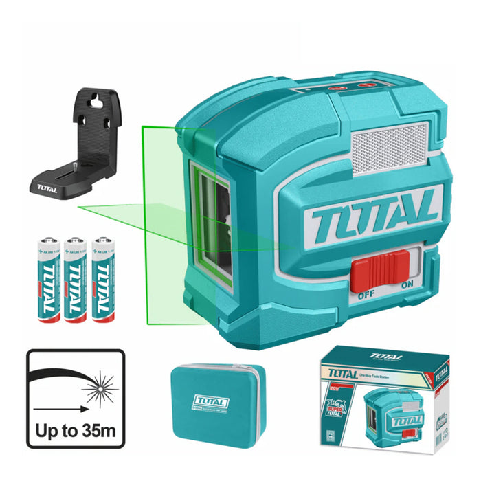 Máy cân mực Laser (tia xanh) Total TLL156601, phạm vi đo 35m