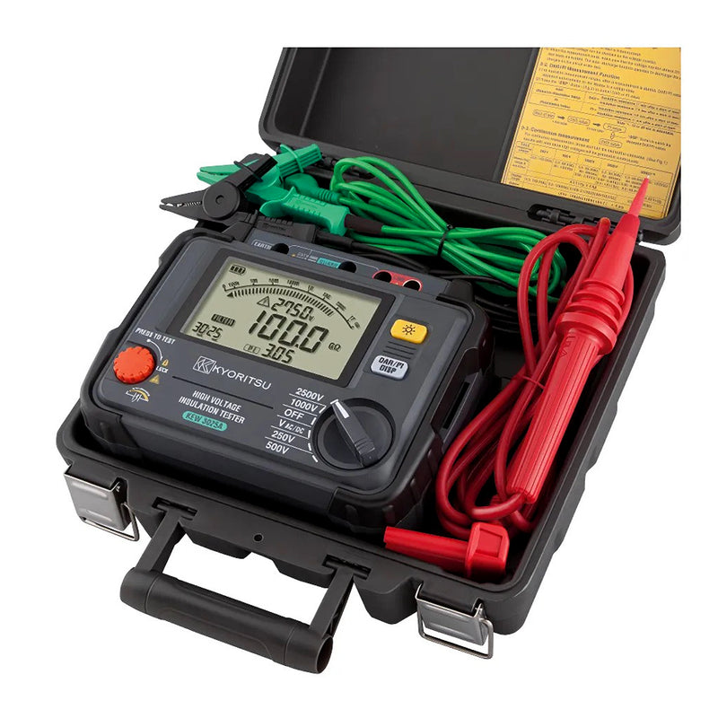Thiết bị đo điện trở điện áp cao kỹ thuật số Kyoritsu Model 3025A dải đo từ 250V - 2500V