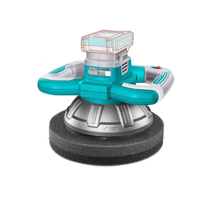 Máy đánh bóng không chổi than dùng Pin 20V Total đường kính đĩa 254mm