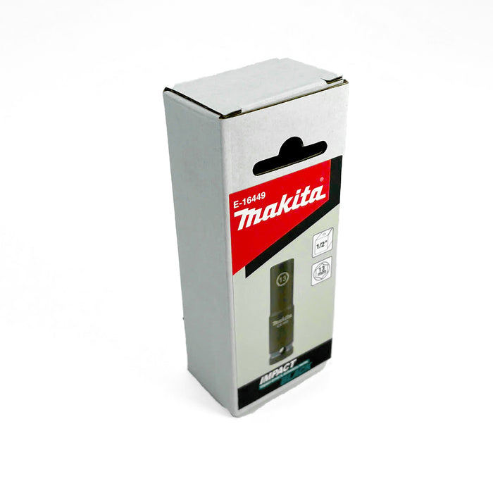 Đầu tuýp cốt 1/2 inch thân dài Makita thép Cr-Mo kích thước từ 8mm-32mm, chiều dài 81.5mm ( Cấp 3 sao )