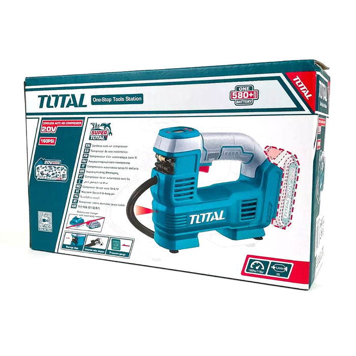 Máy bơm hơi dùng Pin 20V Total TACLI2012 (Chưa bao gồm Pin + sạc)