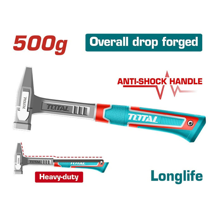 Búa đinh đầu dẹp và đầu vuông 500g Total THMH62500L