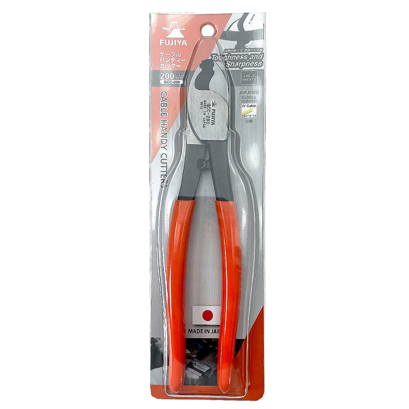 Kìm cắt cáp chuyên dụng Fujiya GCC Series kích thước từ 150mm - 200mm, khả năng cắt từ 22mm² - 38mm²