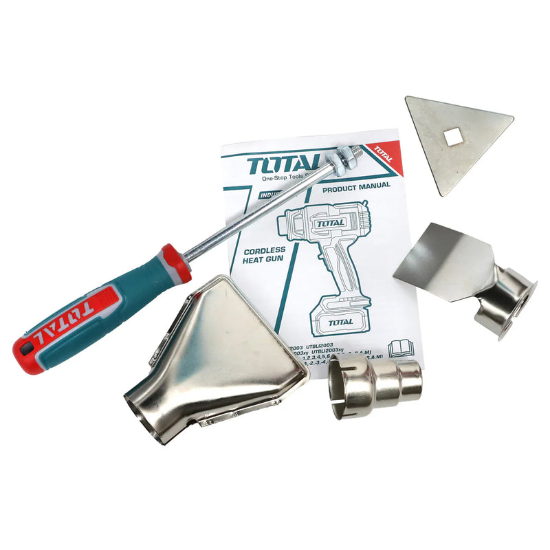 Máy khò nhiệt dùng Pin 20V Total, có điều chỉnh nhiệt độ, màn hình Led hiển thị