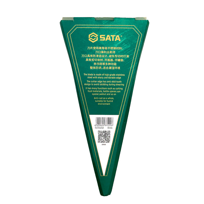 Kéo cắt mũi thẳng SATA 05652A chiều dài 203mm, chất liệu thép không gỉ