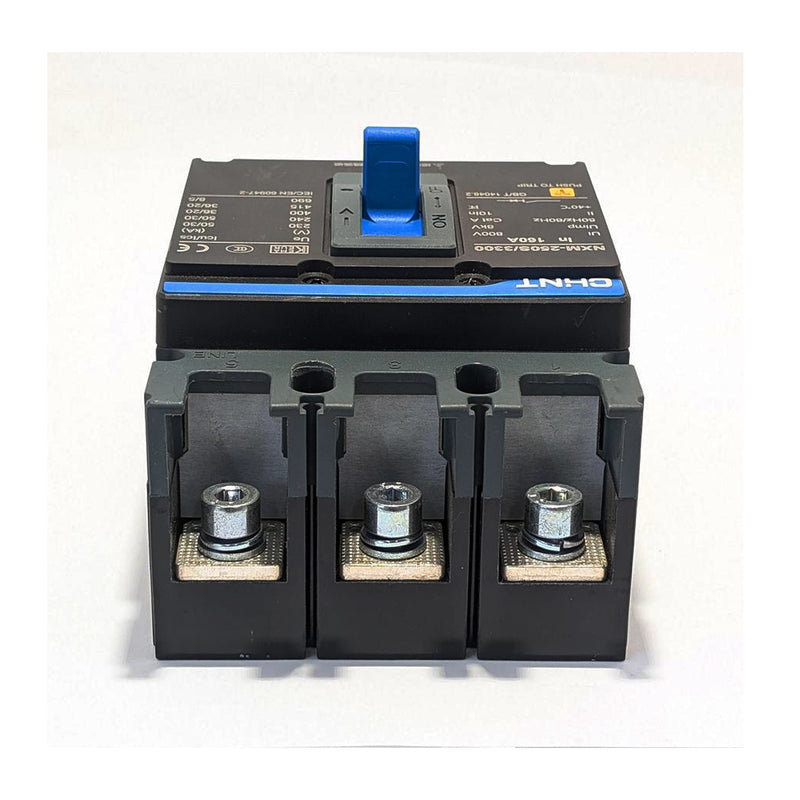 Cầu dao tự động dạng khối MCCB cố định từ nhiệt Chint NXM Series, tải danh định từ 25A ~ 1600A. Tiêu chuẩn quốc tế 