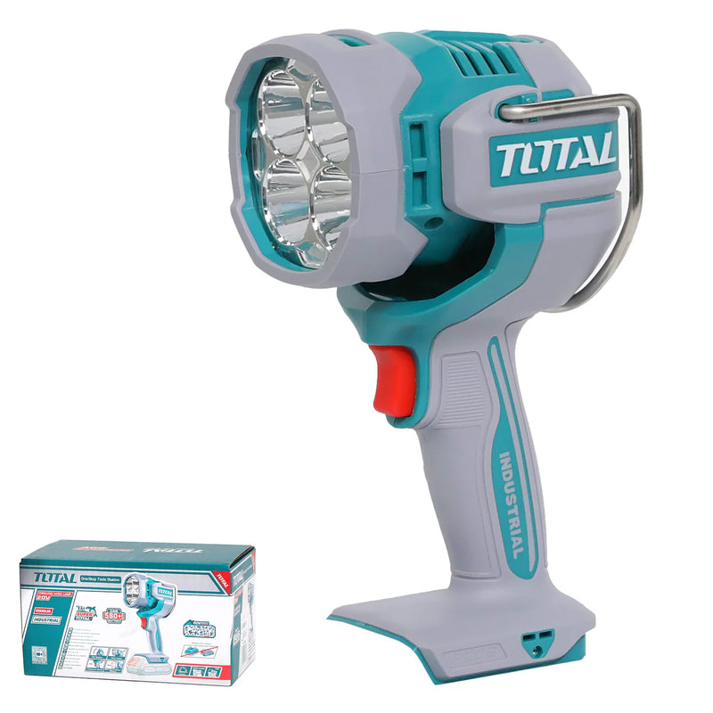 Đèn Led dùng Pin 20V Total, xoay được 120 độ