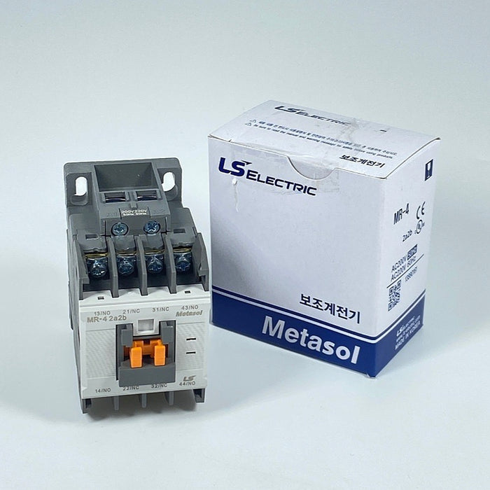 Relay Khởi động từ 4 cực, dòng AC LS (Contactor Relay) MR-4 (2NO+2NC)