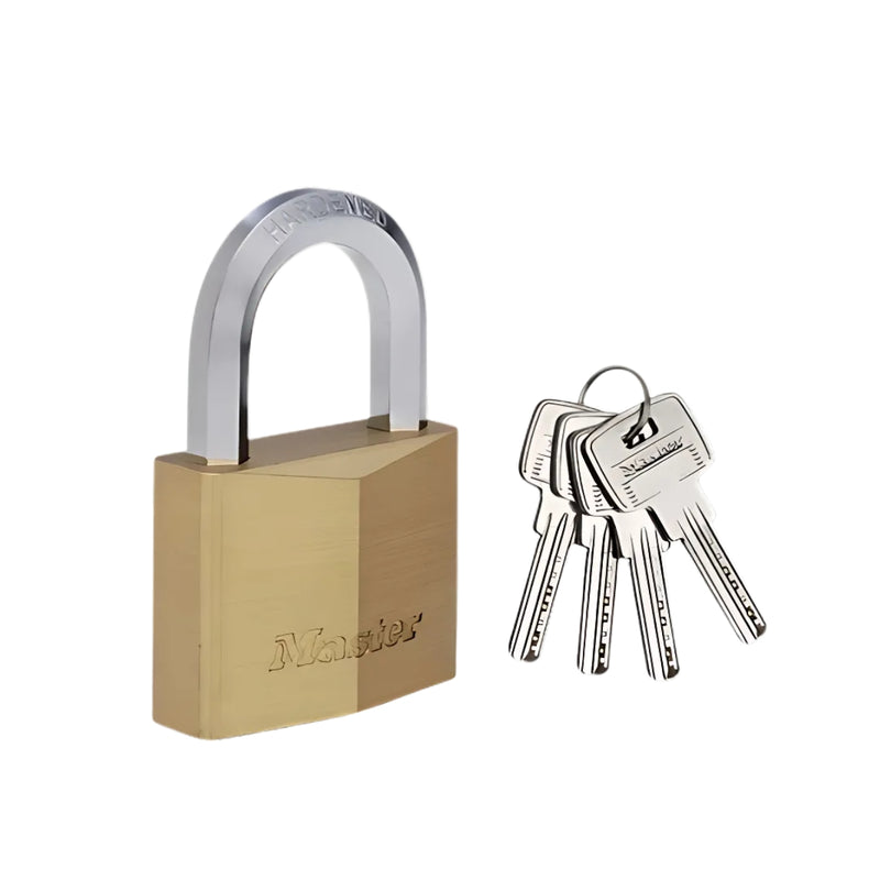 Ổ khóa treo Master Lock 1165D, thân khóa bằng đồng thau nguyên khối 60mm