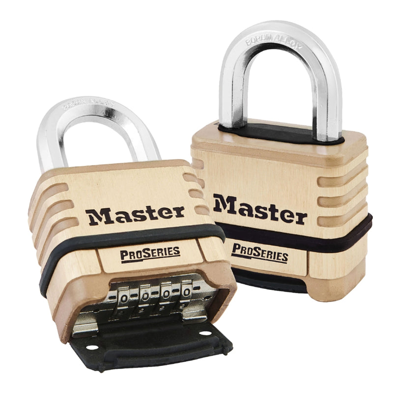 Ổ khóa số Master Lock 1175D cao cấp , thân khóa bằng đồng thau nguyên khối chất lượng cao, 4 cọc số