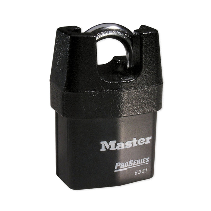 Ổ khóa treo Master Lock 6321WO cao cấp, thân khóa bằng thép lá được bọc nhựa vinyl 54mm