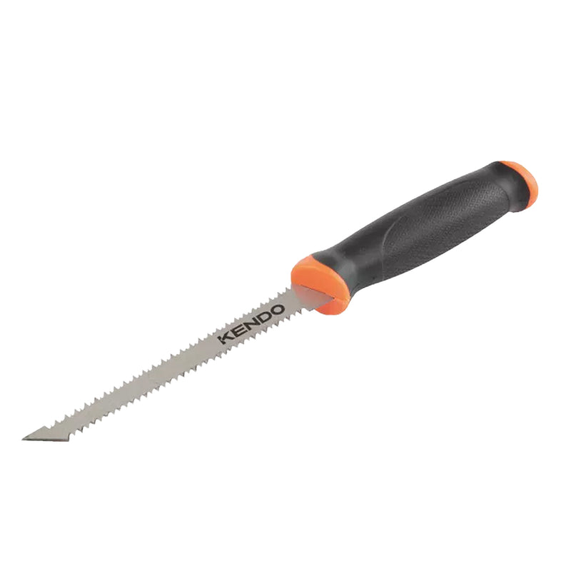 Cưa cầm tay cắt thạch cao tay thẳng Kendo 30434, kích thước 150mm (6 inch), lưỡi cưa bằng thép 65Mn