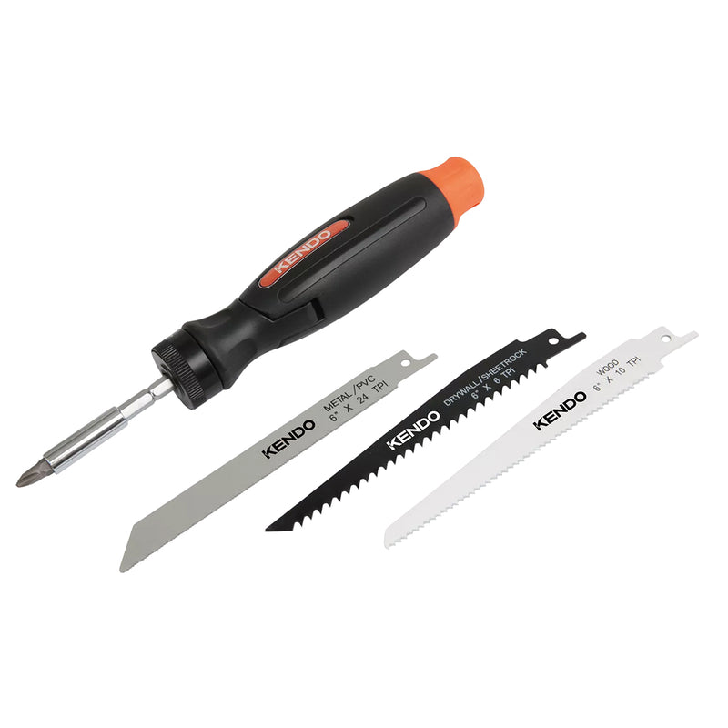 Bộ dụng cụ cưa và vặn vít 14 chi tiết Kendo 21227