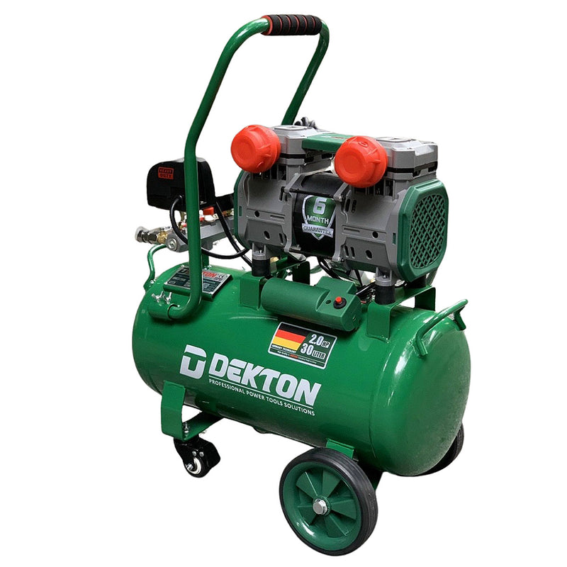 Máy nén khí không dầu Dekton DK-AC3930PLUS công suất 2.0HP, bình chứa 30L